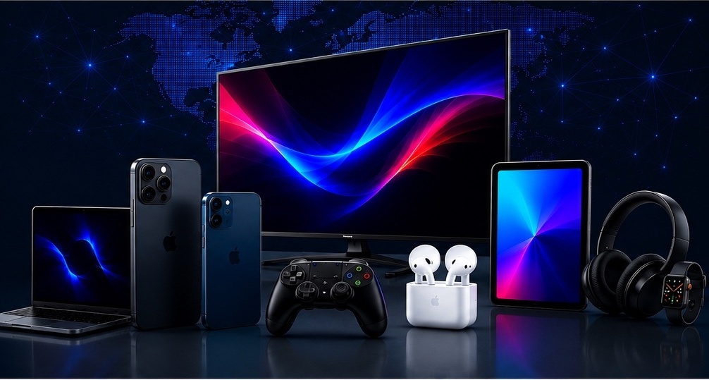 Consumer electronics supplied by Rang Trading